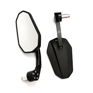 Cafe Racer Bar End Mirrors Motorcycles Accessories And Parts Cnc Process Motorcycle Side Rearview Mirrors