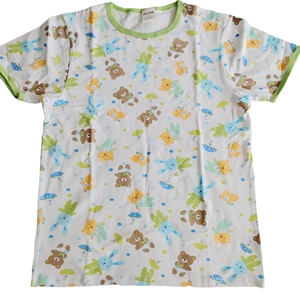 Maglietta stampata per adulti a forma di orsetto, top per adulti con bottoni a pressione sulle spalle per uomo, bellissimi vestiti ABDL - Product Image 5