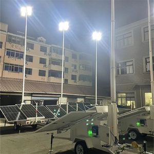 Tour photovoltaïque mobile à énergie solaire, remorque de stockage d'énergie solaire avec éclairage LED et alimentation électrique Anj6130 Mobile - Product Image 4