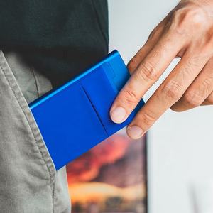 TILONSTAR TVC106 Vente en gros Etuis à cartes pop-up rapides et intelligents Porte-cartes en métal et aluminium avec blocage RFID Portefeuille pour les entreprises - Product Image 6