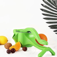 Multi-Functionele Huishoudelijke Gebruik Fruit Citroen Kleine Juicer Handmatige Handheld Machine Squeezer Handpers Hand Pers Oranje