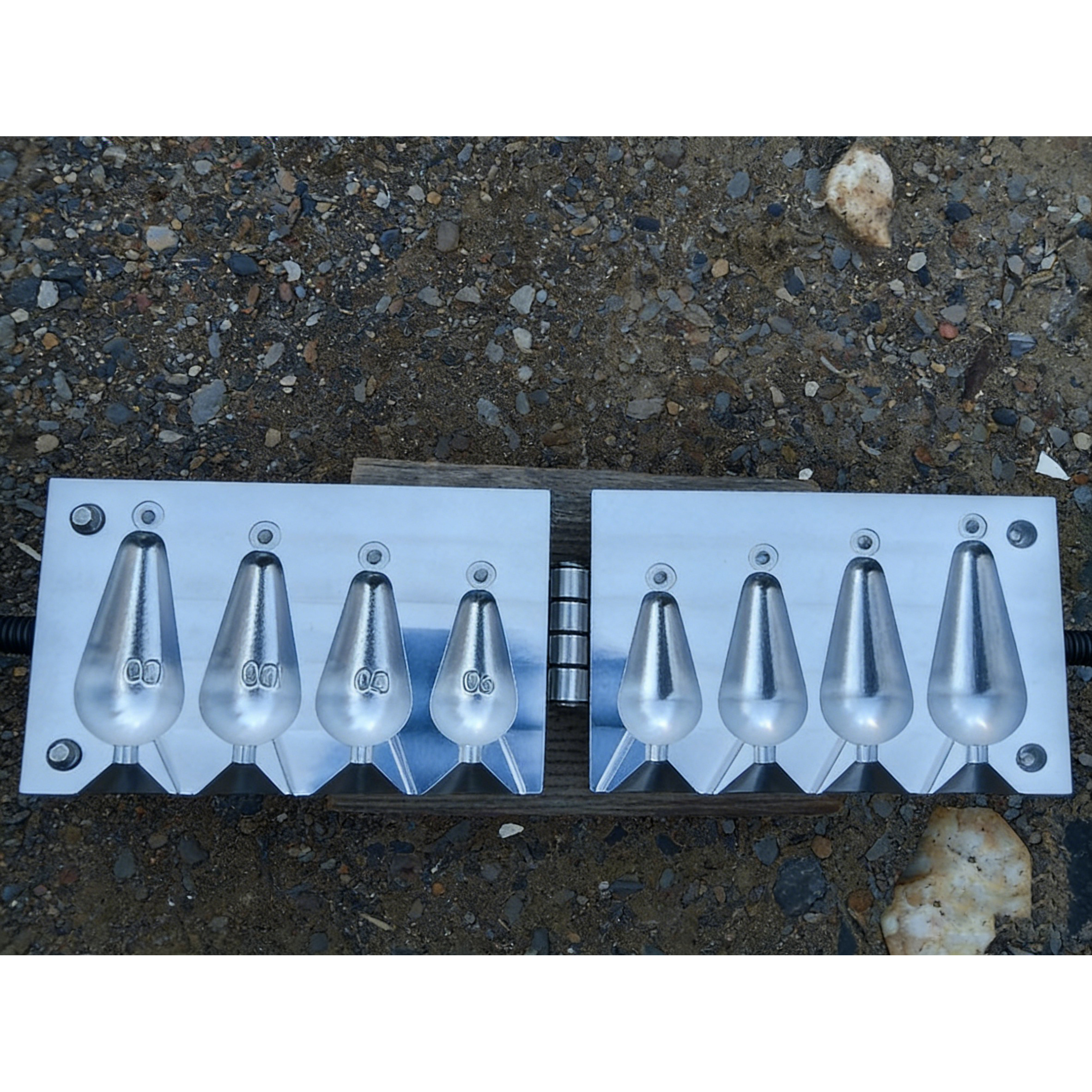 Lead Molds For Fishing Fishing Sinker Mold  Aluminum Mold For Making Lead  Weights, Split Shot, Lure Sinkers
