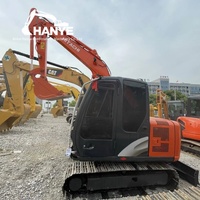 Offre Spéciale : Excavatrice Hitachi ZX60 d'occasion, 6 tonnes, petite pelle sur chenilles, d'origine Japon, 40,5 kW, faible nombre d'heures de fonctionnement, engin de construction