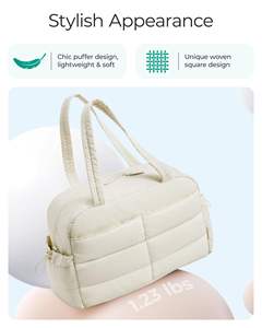 Bolsa de Viaje para Mujer, Apta para TSA, con Diseño de Lados Suaves, Material de Nailon Ultraligero, para Viajes de un Día - Product Image 6