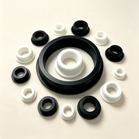 Anillo de Sellado de Cable de Silicona en Forma de T OEM, Protector de Goma Duradero y Elástico, Impermeable para Orificios de Panel y Gestión de Cables