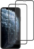 Lot de 2 protections d'écran en verre trempé 9D à couverture intégrale, installation facile, compatible avec les coques, pour iPhone 18 17 16 15 14 13