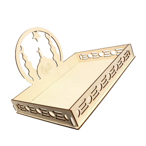 Plateau en <span class=keywords><strong>bois</strong></span> écologique blanc pour desserts et pâtisseries, idéal pour le service lors des fêtes islamiques, artisanat en <span class=keywords><strong>bois</strong></span> avec gravure sculptée - Product Image 3
