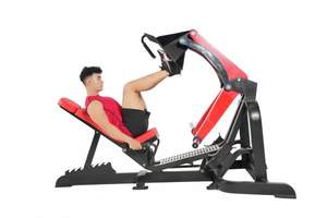 เครื่องกดขาแบบวางแผ่นน้ำหนัก QLI รุ่น QLP045 สำหรับใช้งานเชิงพาณิชย์ มุม 45 องศา โครงสร้างโลหะ สีตามสั่ง ปลอดภัย - Product Image 4