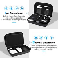 Étui rigide en EVA personnalisé de qualité supérieure, résistant aux chocs et à l'eau, pour MacBook, sac d'organisation, voyage, camping, adaptateur secteur, chargeur