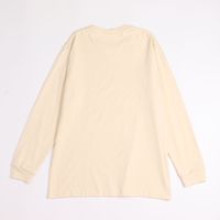 Fabricant de vêtements MTL2032, vente en gros, t-shirts à manches longues en coton côtelé 100% personnalisés, 260 g/m², pour hommes et femmes