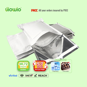 Uiowio vận chuyển metalized vận chuyển nhiệt cực cách điện bưu phẩm phong bì túi nhiệt cho thực phẩm và dược phẩm - Product Image 1