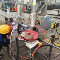 Machine de soudage TIG MWELDING pour l'automatisation de l'assemblage/du branchement, pour diamètre de tuyau de 19 à 89 mm, entrée AC380V, système de refroidissement circulaire à eau
