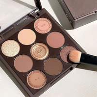 Palette d'ombres à paupières personnalisée à paillettes de marque privée Palette d'ombres à paupières végétalienne en acrylique transparent imperméable à l'eau