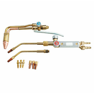 Torche de découpe de style russe H01 2, plaquée cuivre, avec interrupteur unique, pour soudage oxyacétylénique et découpe de métaux - Product Image 3