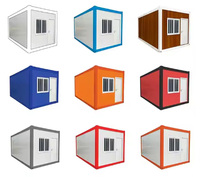 Maison en conteneur pliable, cabine préfabriquée à structure en acier à déploiement rapide pour les bureaux de chantier et les abris d'urgence