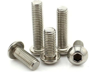 M5/M6/M8/M10/M12 12.9 niveau boulons à tête cylindrique en acier inoxydable pour profilé d'extrusion d'aluminium vis à tête demi-ronde