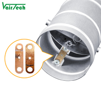 Amortisseur de fumée de feu HVAC Lien fusible en acier galvanisé 70 °C/150 °C/280 °C Retour à ressort pour système de ventilation industriel