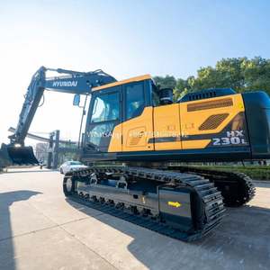 Excavatrice sur chenilles Hyundai HX230L de 23 tonnes avec moteur Cummins, pompe et engrenages Kawasaki, accessoires d'origine, garantie d'un an - Product Image 2