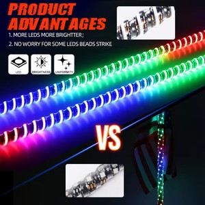 Nuovo 3FT 4FT 5FT 6FT multi-colore illuminato flessibile COB LED frusta bandiera di sicurezza per ATV UTV 4WD Jeep <span class=keywords><strong>moto</strong></span> <span class=keywords><strong>moto</strong></span> - Product Image 2