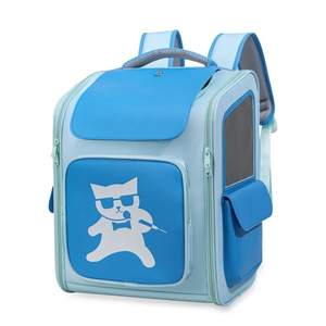 Adjustable Pet Carrier <b>Backpack</b> for Cat <b>Dogs</b> Walking Hiking <b>Backpack</b> Breathable and Foldable Clear <b>Dog</b> Cat Carrier <b>Backpack</b> - Product Image 1
