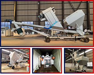 Xách tay số lượng lớn Túi unloader Siemens PLC điều khiển tự động thép không gỉ xây dựng 1-10m3 Phễu khối lượng cho số lượng lớn chất liệu tải - Product Image 3