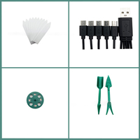 DD1661 USB Lights Plateaux de démarrage de semis 60 cellules Propagation des plantes en croissance Humidité Dôme Kit de démarrage de semences avec lumière de croissance