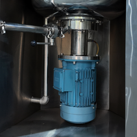 Machine à mélanger les détergents, émulsifiant sous vide, mélangeur homogénéisateur, fabricant de machines à mélanger en acier inoxydable