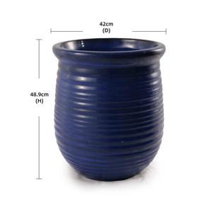 Maceta de Cerámica Hecha a Mano por Artesanos, Macetero de Alta Calidad con Acabado Manual y Orificios de Ventilación - Product Image 5