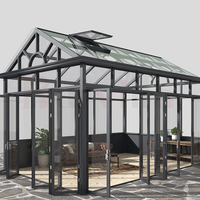 Qiavilla — serre de soleil de luxe en Aluminium, terrasse de jardin, Patio de Villa, Double verre