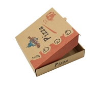 Offre spéciale, emballage de boîte à pizza Carton de fournisseur, emballage imprimé de conception, boîtes à pizza bon marché en vrac avec logo personnalisé de qualité alimentaire