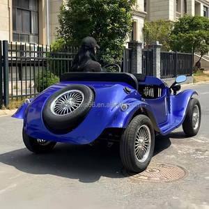 2025 Vintage 8 Seater Electric <span class=keywords><strong>Golf</strong></span> Cart Rent Classic Car para la venta Electric Classic Tourist Car - Product Image 4