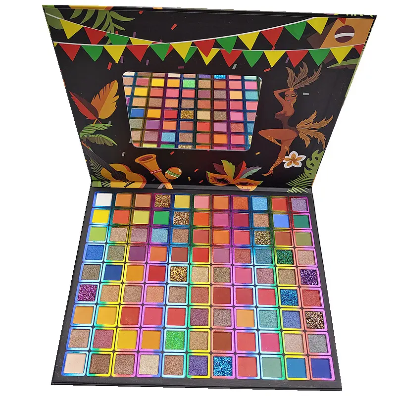 Palette di ombretti a marchio privato palette di ombretti a 99 colori palette di trucco professionale ad alta pigmentata