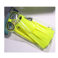 Ensemble de lunettes de natation sous-marine pour enfants moins chères masque de plongée en apnée et palmes pour piscines et plages