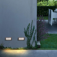 Feux de pied LED étanches d'intérieur et d'extérieur, feux d'angle intégrés, rampes de voiture, sous-sols, garages, marches d'escalier, lumières