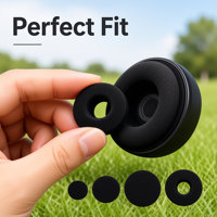 Couvre-écouteurs ronds épaissis de 3,5 cm, 4,5 cm, 5/6 cm, grands coussinets en éponge pour écouteurs supra-auriculaires