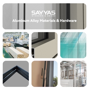 <span class=keywords><strong>Ventanas</strong></span> Abatibles Modernas <span class=keywords><strong>de</strong></span> Aluminio y Acero Inoxidable SAYYAS GR75-OW para Hospitales, Hoteles y Apartamentos - Product Image 3