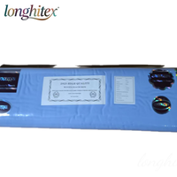Longhitex 145GSM 58 "kulit persik jubah tahan kerut 100% poliester harga pabrik seragam Thobe dari produsen