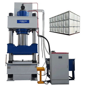 Pressa Idraulica <span class=keywords><strong>a</strong></span> Caldo da 500T per Stampaggio Compositi, Macchina per Serbatoi d'Acqua in Plastica Rinforzata con Fibra di Vetro/FRP - Product Image 1