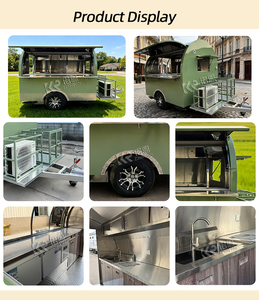 Satılık ticari sokak mobil gıda kamyonu sepeti Fast Food römork abd avrupa avustralya açık gıda römorku - Product Image 3