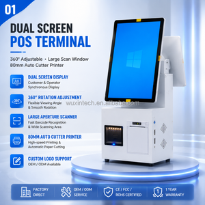 Terminal POS Todo en Uno WUXIN de 15/17 Pulgadas, Win10/11, <span class=keywords><strong>Android</strong></span> 13, Intel N95, DDR5, 16 GB de VRAM, Windows 11 Pro/Linux, LAN Dual, USB-C Dual - Product Image 1