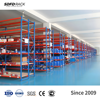 Étagères d'entrepôt à longue portée de 2400x600x2200 mm, capacité de charge de 400 kg, 4 niveaux, pour usage industriel, vente en gros, offre spéciale