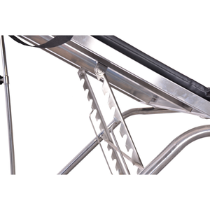 <span class=keywords><strong>Gyno</strong></span> Meja Ujian 304 Stainless Steel <span class=keywords><strong>Manual</strong></span> Medis Portabel Meja Pemeriksaan dengan Sanggurdi untuk Inspeksi Rumah Sakit atau Klinik - Product Image 4