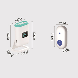 Téléavertisseur d'urgence sans fil modèle 45 avec sonnette à vibrations musicales + téléavertisseur, idéal pour la maison et la rénovation (y compris pour les personnes âgées) - Product Image 2