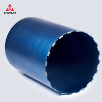 Forets diamantés humides ZHONGZHI pour le perçage du béton armé, segments turbo soudés au laser