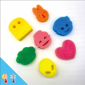 Eau douce chaude ferme froide cuisine nettoyage réutilisable lavable éponge à vaisselle cellulose gommage vaisselle nettoyage - Product Image 2