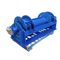 Nouveau modèle de treuil hydraulique à double tambour de 12 tonnes pour l'équipement de levage des dragueurs