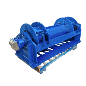 เครื่องกว้านไฮดรอลิกแบบถังคู่เครื่องกว้านสำหรับอุปกรณ์ยกของเครื่องขุด - Product Image 1