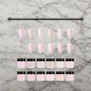 ผงอะคริลิค 6 สี 10 มล. สีชมพูคริสตัล นู้ด โพลี โมโนเมอร์ สำหรับต่อเล็บ ตกแต่งเล็บ อุปกรณ์ทำเล็บ - Product Image 3
