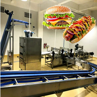 Machine à pain à hamburger automatique Yoslon Machine à hot-dogs Burger Bun faisant la machine et la ligne de production