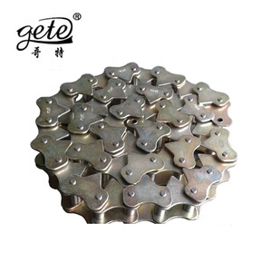 שרשרת גלילה מסגסוגת פלדת פחמן בעלת מרווח של 33 מ\\\"מ, בעלת חוזק גבוה של 60 קילו-ניוטון, למכונות חקלאיות, קוצרות אורז, מתוצרת גטה. - Product Image 5